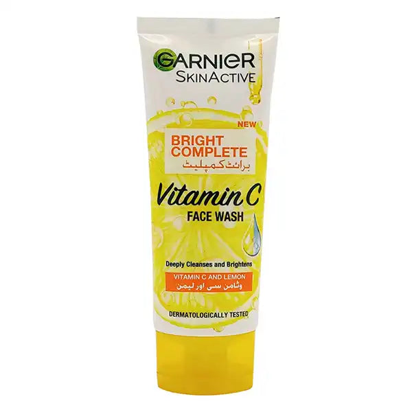 Garnier Skin Active Bright Complete Vitamin C Facewash 100ml